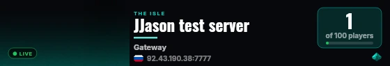 JJason test server live status badge