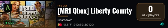 [MRI Qbox] Liberty County live status badge