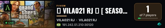 🌴 VILA021 RJ 🌴 [ SEASON 1 ] |  🚀🚀 A NOVA E MELHOR TEMA RJ 🚀🚀 live status badge