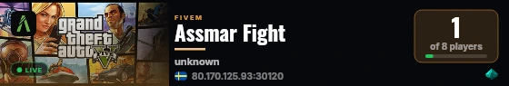 Assmar Fight live status badge
