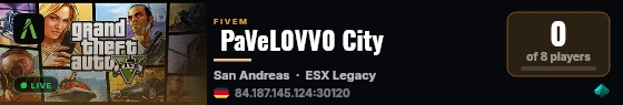  PaVeL0VV0 City live status badge
