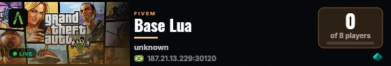 Base Lua  live status badge