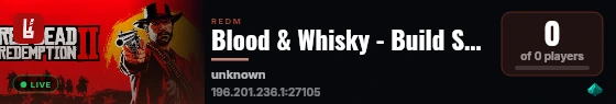 Blood & Whisky - Build Server live status badge