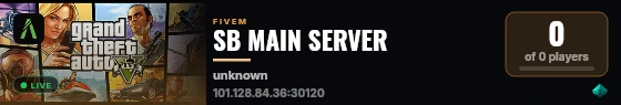 SB MAIN SERVER  live status badge