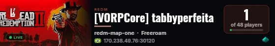 [VORPCore] tabbyperfeita live status badge