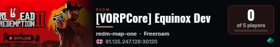[VORPCore] Equinox Dev live status badge