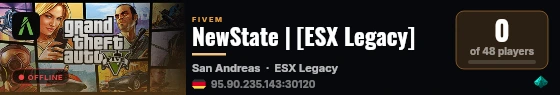 NewState | [ESX Legacy] live status badge