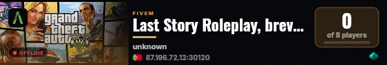 Last Story Roleplay, brevemente! live status badge