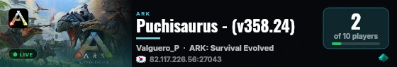 Puchisaurus - (v358.24) live status badge