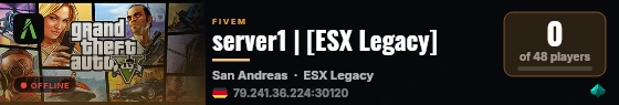server1 | [ESX Legacy] live status badge