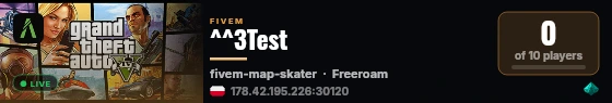 ^^3Test live status badge