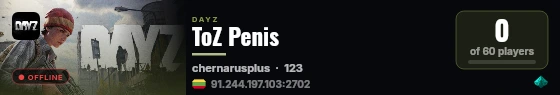 ToZ Penis live status badge