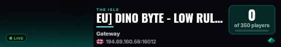 EU] DINO BYTE - LOW RULES - 4XROWTH - HIGH AI live status badge