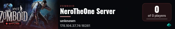 NeroThe0ne Server live status badge