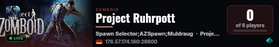 Project Ruhrpott live status badge