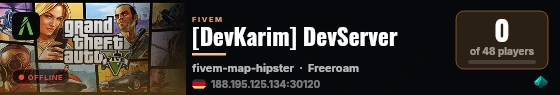 [DevKarim] DevServer live status badge