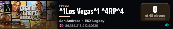 ^1Los Vegas^1 ^4RP^4 live status badge