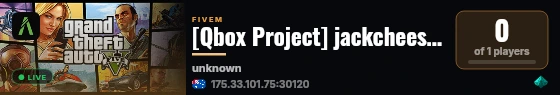 [Qbox Project] jackcheeseisfat live status badge