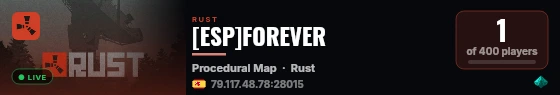 [ESP]FOREVER live status badge