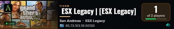  ESX Legacy | [ESX Legacy] live status badge
