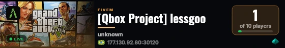 [Qbox Project] lessgoo live status badge
