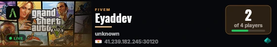Eyaddev live status badge