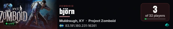 björn live status badge