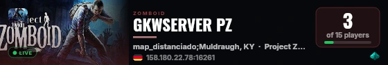GKWSERVER PZ live status badge