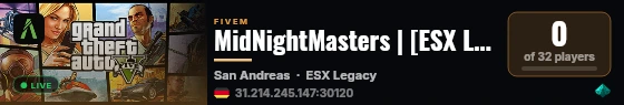 MidNightMasters | [ESX Legacy] live status badge