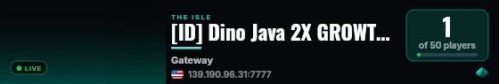 [ID] Dino Java 2X GROWTH RP, Rules, Voice live status badge
