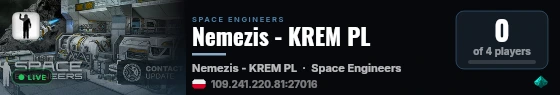 Nemezis - KREM PL live status badge