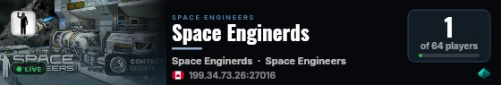 Space Enginerds live status badge