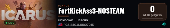FortKickAss3-NOSTEAM live status badge