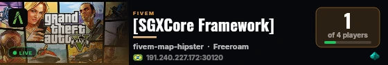 [SGXCore Framework] live status badge