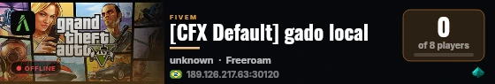 [CFX Default] gado local live status badge