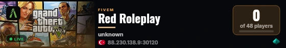 Red Roleplay live status badge