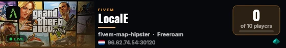 LocalE live status badge