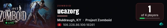 ucazorg live status badge