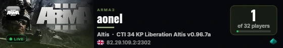 aonel live status badge