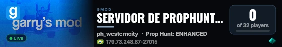 SERVIDOR DE PROPHUNT DO BRASILEIRO | SATORI live status badge