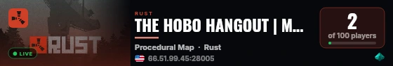 THE HOBO HANGOUT | MONTHLY | NO BP WIPE | THE GOOD ADMINS live status badge