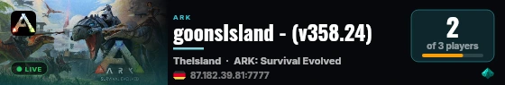 goonsIsland - (v358.24) live status badge