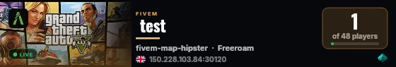  test live status badge