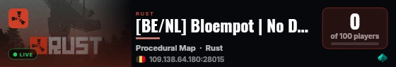 [BE/NL] Bloempot | No Decay | Monthly Wipes live status badge