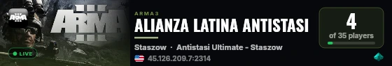 ALIANZA LATINA ANTISTASI live status badge