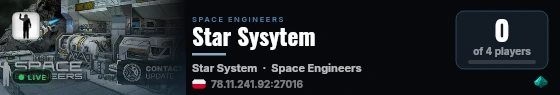 Star Sysytem live status badge