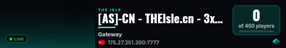 [AS]-CN - THElsle.cn - 3xGROWTH live status badge