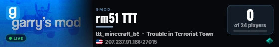 rm51 TTT live status badge