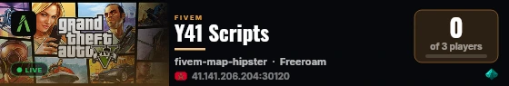 Y41 Scripts live status badge