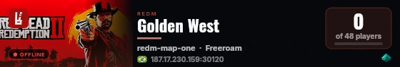 Golden West live status badge